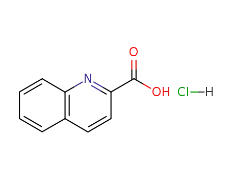 Molecular Structure of 89047-45-0 (2-Quinolinecarboxylic acid hydrochloride)