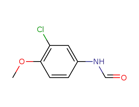 Molecular Structure of 69753-56-6 (N-(3-chloro-4-methoxyphenyl)formamide)