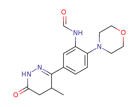 Formamide,
N-[2-(4-morpholinyl)-5-(1,4,5,6-tetrahydro-4-methyl-6-oxo-3-pyridazinyl)
phenyl]-
