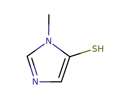 Molecular Structure of 184590-93-0 (1H-Imidazole-5-thiol, 1-methyl-)