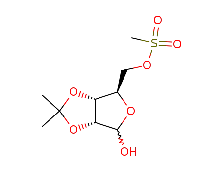2,3-O-isopropylidene-5-O-methylsulfonyl-D-ribofuranose
