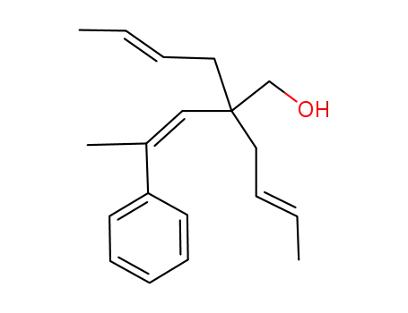 (E)-2-((E)-But-2-enyl)-2-((Z)-2-phenyl-propenyl)-hex-4-en-1-ol