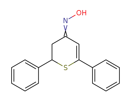 2,6-diphenyl-2,3-dihydro-4H-thiopyran-4-one oxime