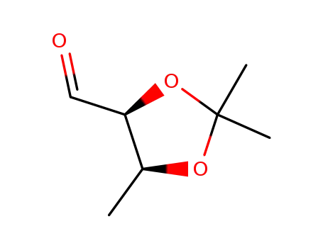 1,3-Dioxolane-4-carboxaldehyde, 2,2,5-trimethyl-, (4S-cis)- (9CI)