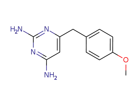 2,4-Pyrimidinediamine, 6-[(4-methoxyphenyl)methyl]-