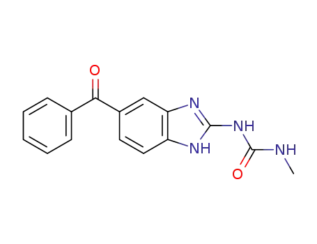 Molecular Structure of 89597-83-1 (Urea, N-(5-benzoyl-1H-benzimidazol-2-yl)-N'-methyl-)