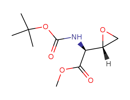 Methyl (2S,3S)-2-<(tert-butoxycarbonyl)amino>-3,4-epoxybutanoate