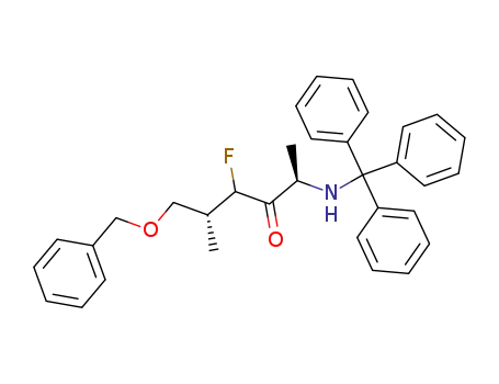 (2R,5R)-6-Benzyloxy-4-fluoro-5-methyl-2-(trityl-amino)-hexan-3-one
