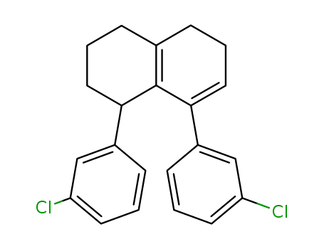 1,8-Bis-(3-chlor-phenyl)-3,4,5,6,7,8-hexahydro-naphthalin
