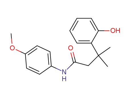 4-Methoxyaniline 3-(2'-Hydroxyphenyl)-3,3-dimethylpropionic Acid Amide