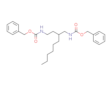 2-hexyl-1,4-bis<(benzyloxycarbonyl)amino>butane
