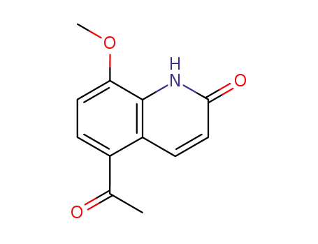 2(1H)-Quinolinone, 5-acetyl-8-methoxy-