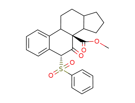 (6R,8R)-6-Benzenesulfonyl-7-oxo-6,7,9,11,12,13,14,15,16,17-decahydro-cyclopenta[a]phenanthrene-8-carboxylic acid methyl ester