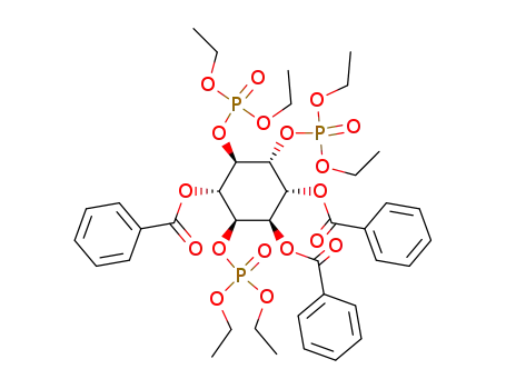Molecular Structure of 136463-13-3 (1L-1,4,6-tri-O-benzoyl-chiro-inositol 2,3,5-tris(diethyl phosphate))