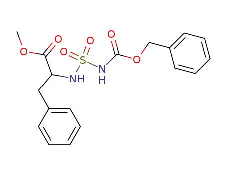 Molecular Structure of 121142-90-3 (N-(1-carbomethoxy-2-phenylethyl)-N'-carbobenzyloxysulfamide)