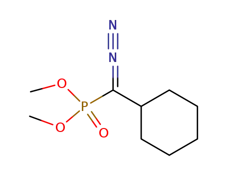 Phosphonic acid, (cyclohexyldiazomethyl)-, dimethyl ester