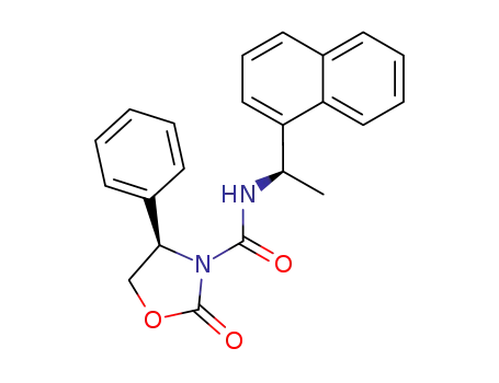 N-<(R)-1-(1-Naphthyl)ethyl>-(4R)-phenyl-2-oxazolidone-3-carboxamide