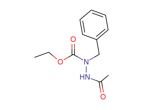 Hydrazinecarboxylic acid, 2-acetyl-1-(phenylmethyl)-, ethyl ester