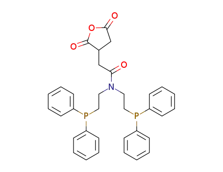 2-(2,5-Dioxo-tetrahydro-furan-3-yl)-N,N-bis-(2-diphenylphosphanyl-ethyl)-acetamide