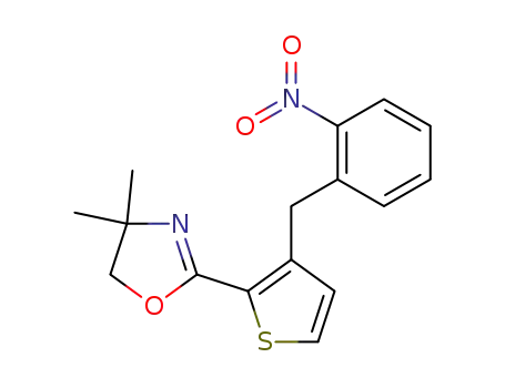 4,5-dihydro-4,4-dimethyl-2-[3-[(2-nitrophenyl)methyl]-thien-2-yl]oxazole