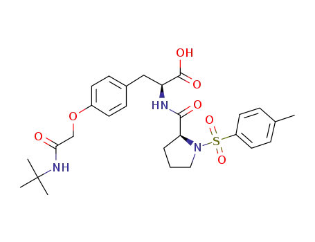 N-(toluene-4-sulfonyl)-L-prolyl-4-[(N-tert-butylaminocarbonyl)methoxy]-L-phenylalanine