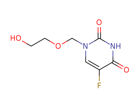 2,4(1H,3H)-Pyrimidinedione,5-fluoro-1-[(2-hydroxyethoxy)methyl]-