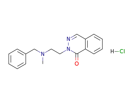 1(2H)-Phthalazinone, 2-[2-[methyl(phenylmethyl)amino]ethyl]-,
monohydrochloride