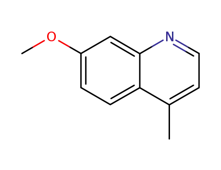Molecular Structure of 6238-12-6 (7-methoxy-4-methylquinoline)
