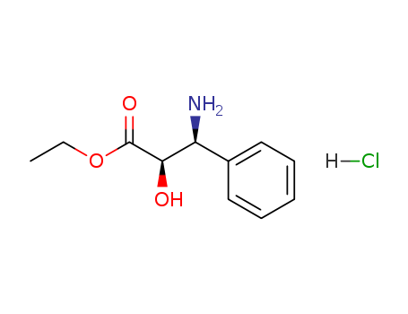 Benzenepropanoic acid, b-amino-a-hydroxy-, ethyl ester, hydrochloride, [R-(R*,S*)]-