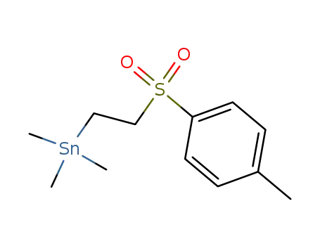 Molecular Structure of 60522-79-4 (2-(p-tolylsulfonyl)ethyltrimethylstannane)