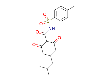 Cyclohexanecarboxamide,  N-[(4-methylphenyl)sulfonyl]-4-(2-methylpropyl)-2,6-dioxo-