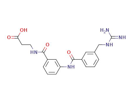 N-[m-(α-guanidino-m-toluamido)benzoyl]-β-alanine
