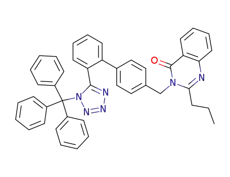2-Propyl-3-[[2'-(N-trityltetrazol-5-yl) biphenyl-4-yl]methyl]-4(3H)-quinazolinone