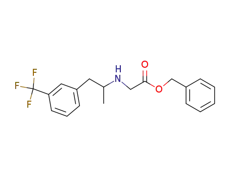 benzyl N-[1-(3-trifluoromethylphenyl) prop-2-yl] glycinate