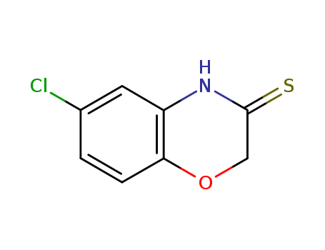 2H-1,4-Benzoxazine-3(4H)-thione, 6-chloro-