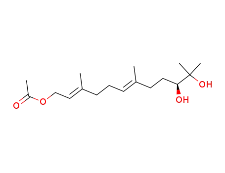 (10S,2E,6E)-1-acetoxy-10,11-dihydroxy-3,7,11-trimethyldodeca-2,6-dien-1-yl