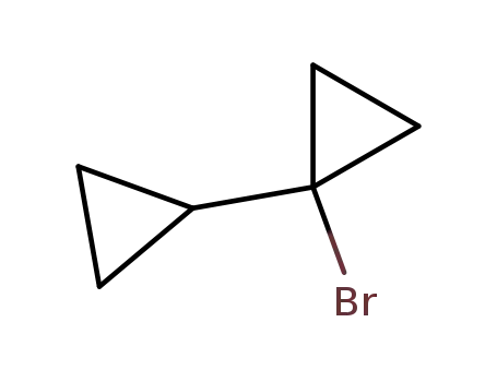Molecular Structure of 60629-95-0 (1-bromo-1-cyclopropylcyclopropane)