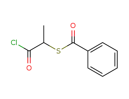 Benzenecarbothioic acid, S-(2-chloro-1-methyl-2-oxoethyl) ester