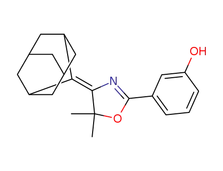 Molecular Structure of 190193-32-9 (4-adamantylidene-2-(3'-hydroxyphenyl)-5,5-dimethyl-oxazoline)