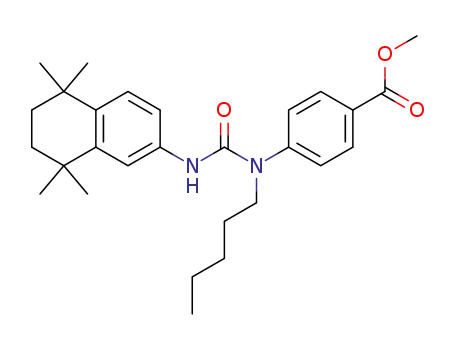 methyl 4-[1-pentyl-3-(5,5,8,8-tetramethyl-5,6,7,8-tetrahydro-naphthalen-2-yl)-ureido]-benzoate