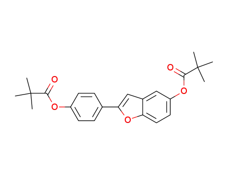 2,2-Dimethyl-propionic acid 2-[4-(2,2-dimethyl-propionyloxy)-phenyl]-benzofuran-5-yl ester