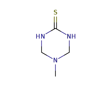 Molecular Structure of 6746-27-6 (5-METHYL-1,3,5-TRIAZINANE-2-THIONE)
