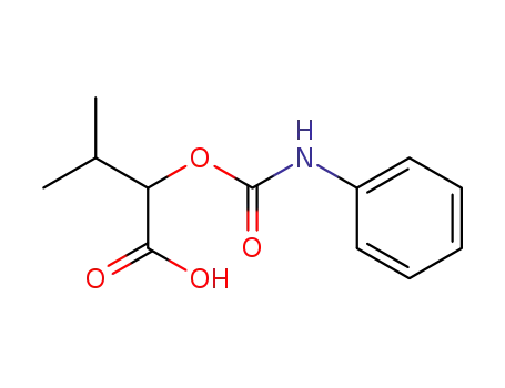 Butanoic acid, 3-methyl-2-[[(phenylamino)carbonyl]oxy]-, (2S)-