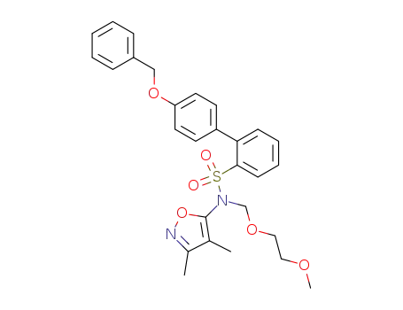 N-(3,4-Dimethyl-5-isoxazolyl)-N-[(2-methoxyethoxy)methyl]-4'-(phenylmethyloxy)[1,1'-biphenyl]-2-sulfonamide