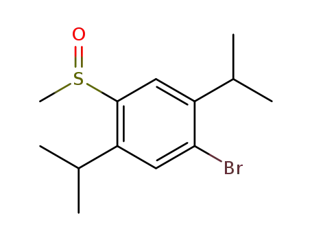 Benzene, 1-bromo-2,5-bis(1-methylethyl)-4-(methylsulfinyl)-