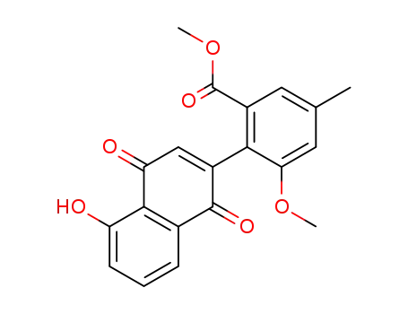 2-(2-methoxycarbonyl-6-methoxy-4-methyl)phenyljuglone