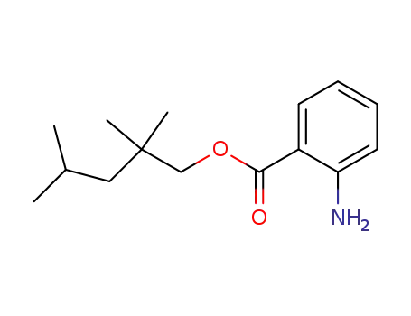 Molecular Structure of 55290-90-9 (1-Pentanol, 2,2,4-trimethyl-, 2-aminobenzoate)