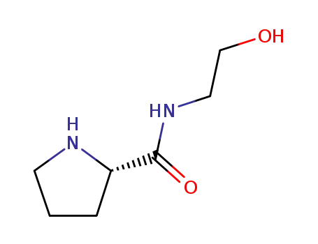 2-피롤리딘카르복사미드, N-(2-히드록시에틸)-,(2S)-(9CI)