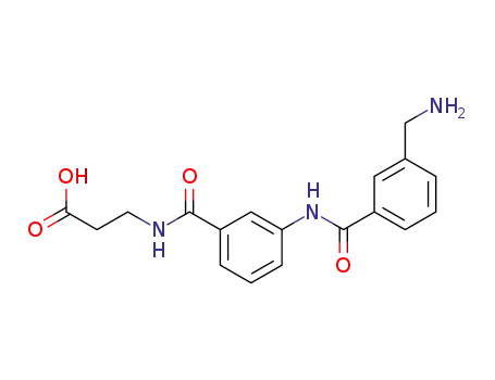 N-[m-(α-amino-m-toluamido)benzoyl]-β-alanine