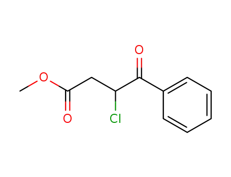 Molecular Structure of 14273-97-3 (methyl-3-benzoyl-3-chloropropionate)